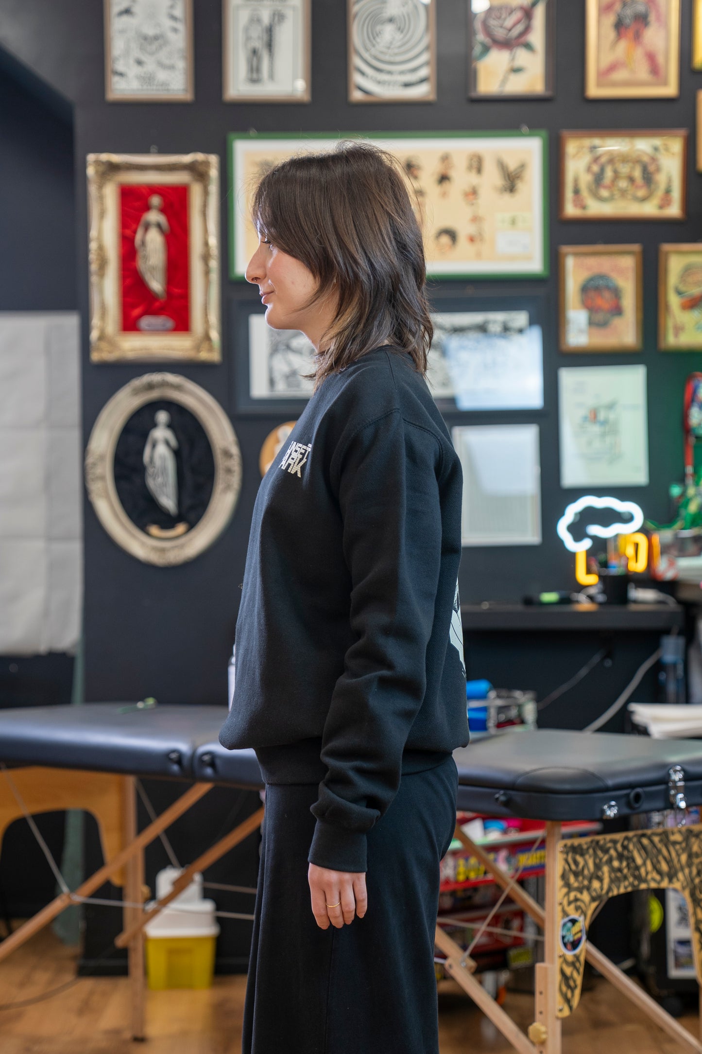 Artem Hoodie - Sunset Park Black