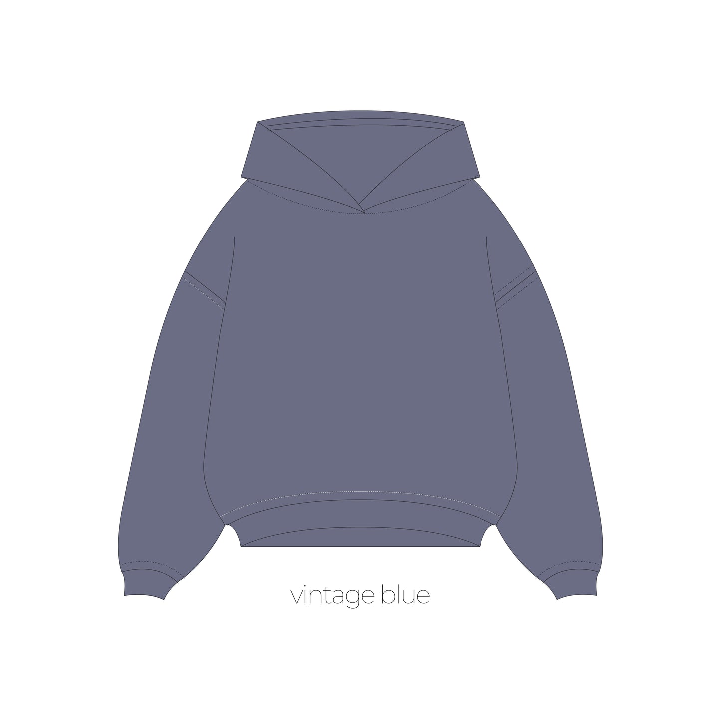 BOXY HOODIE CON CAPPUCCIO