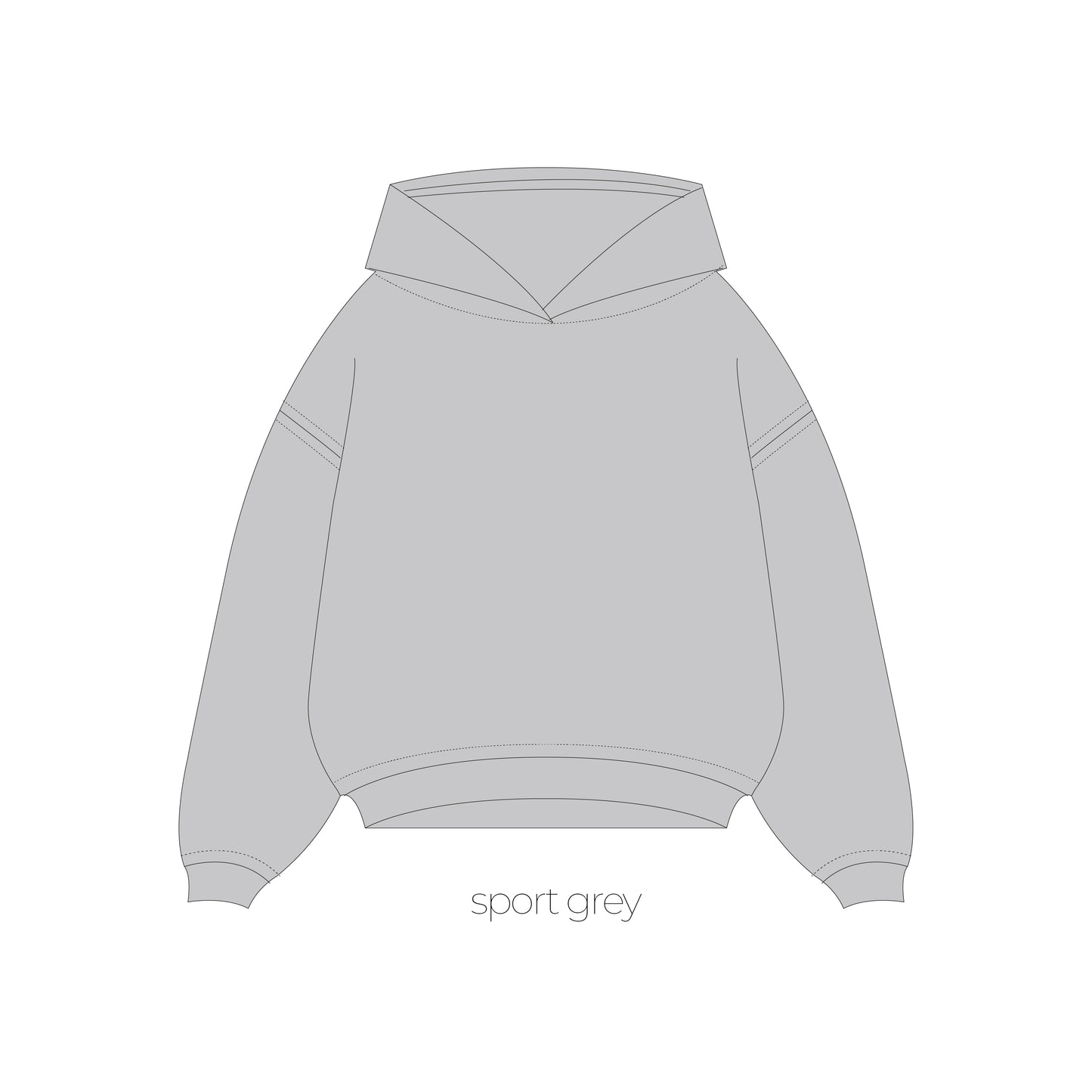 BOXY HOODIE CON CAPPUCCIO
