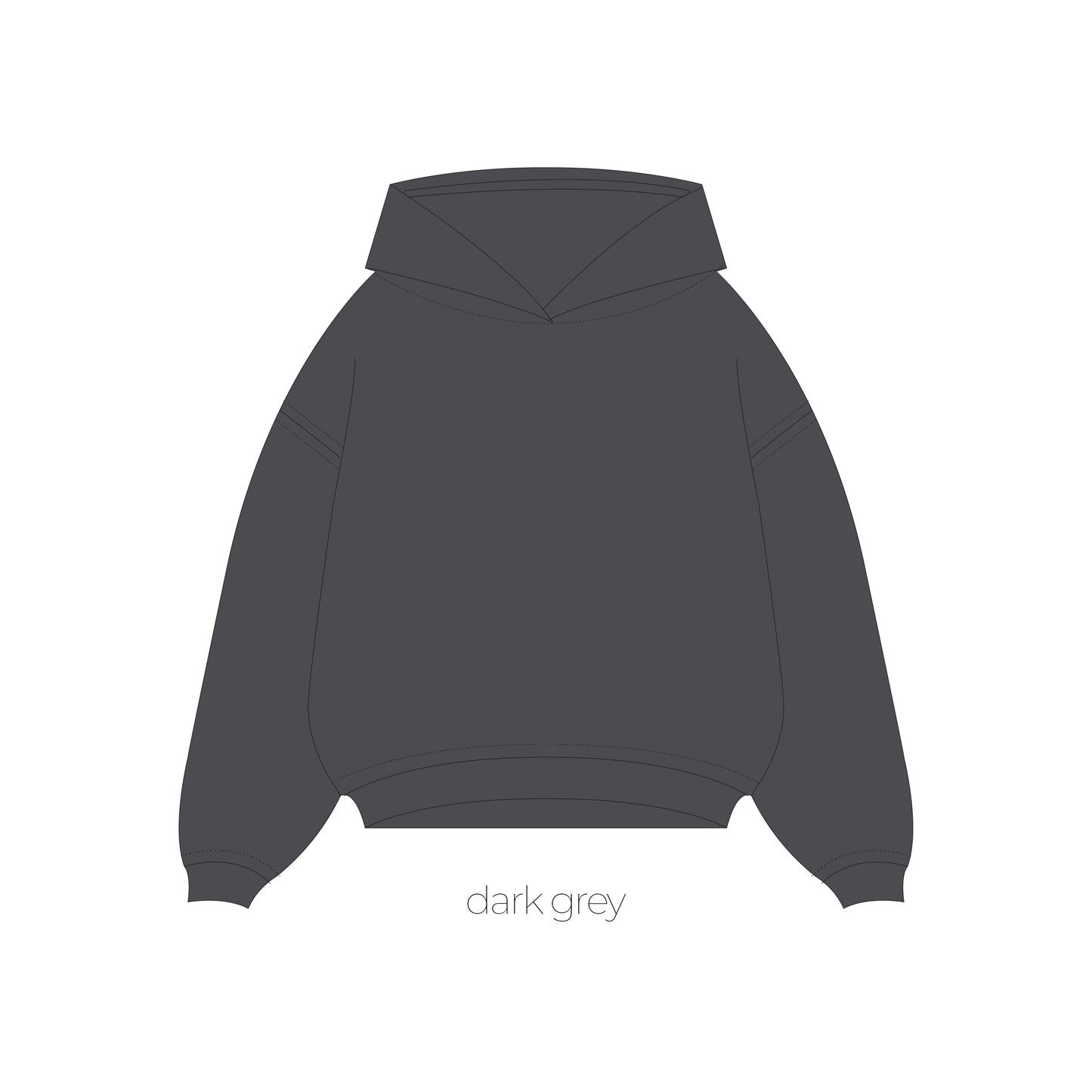 BOXY HOODIE CON CAPPUCCIO