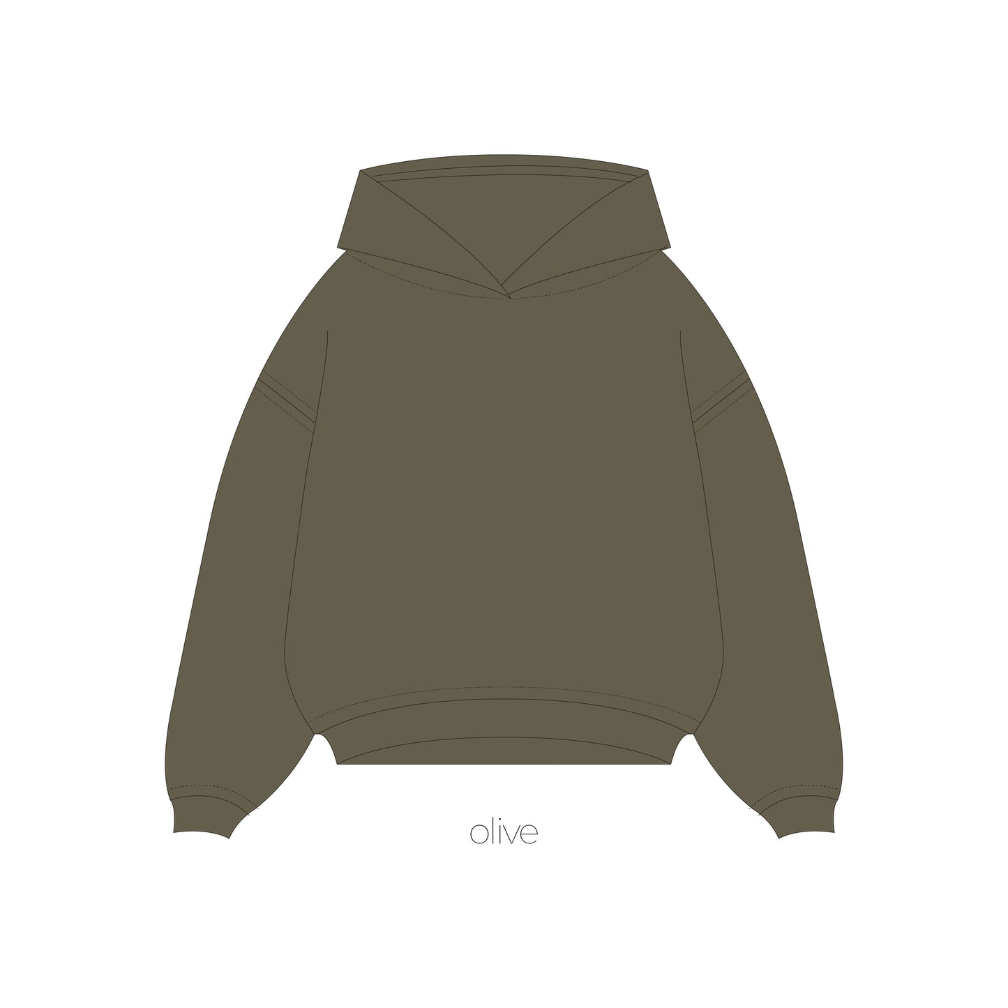 BOXY HOODIE CON CAPPUCCIO