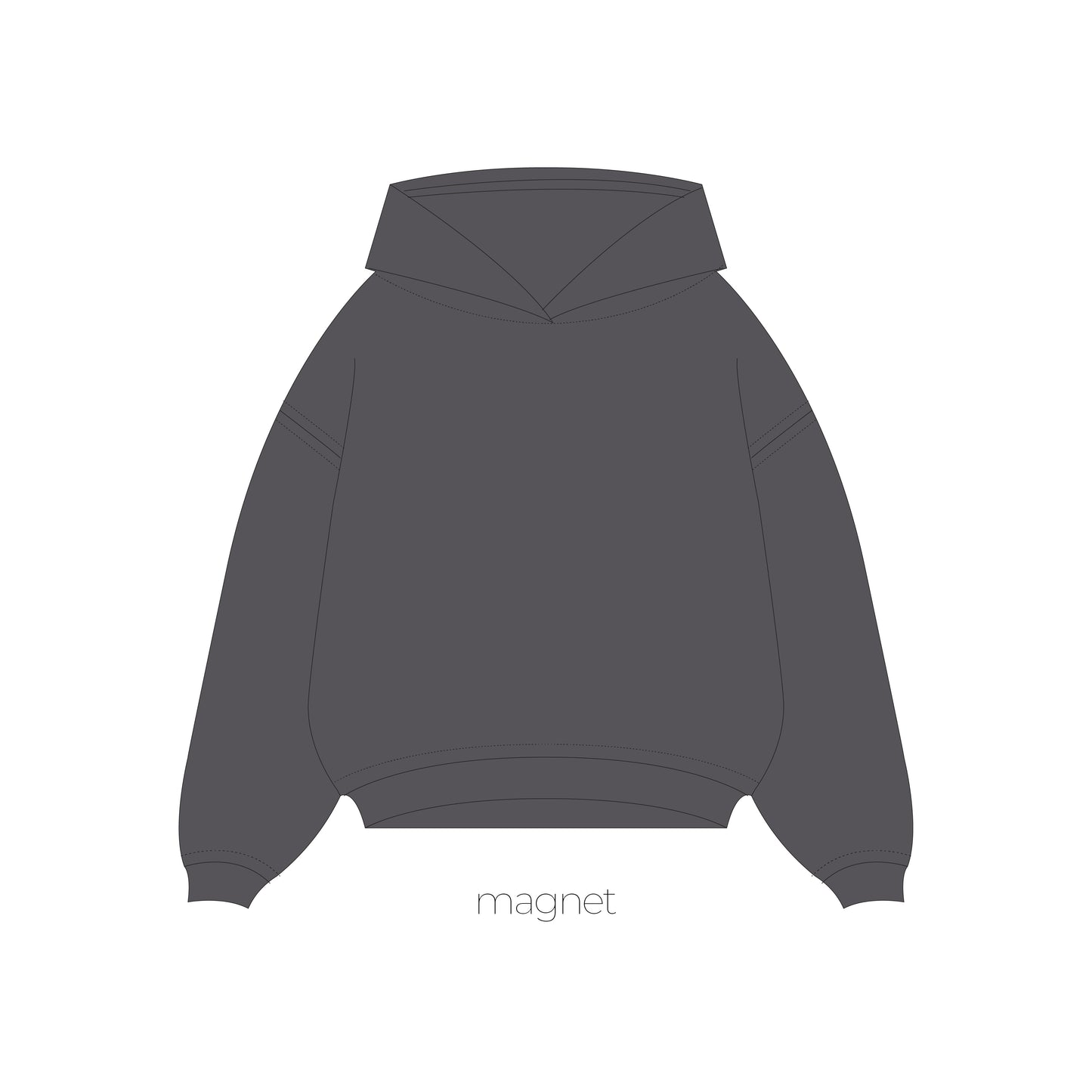 BOXY HOODIE CON CAPPUCCIO