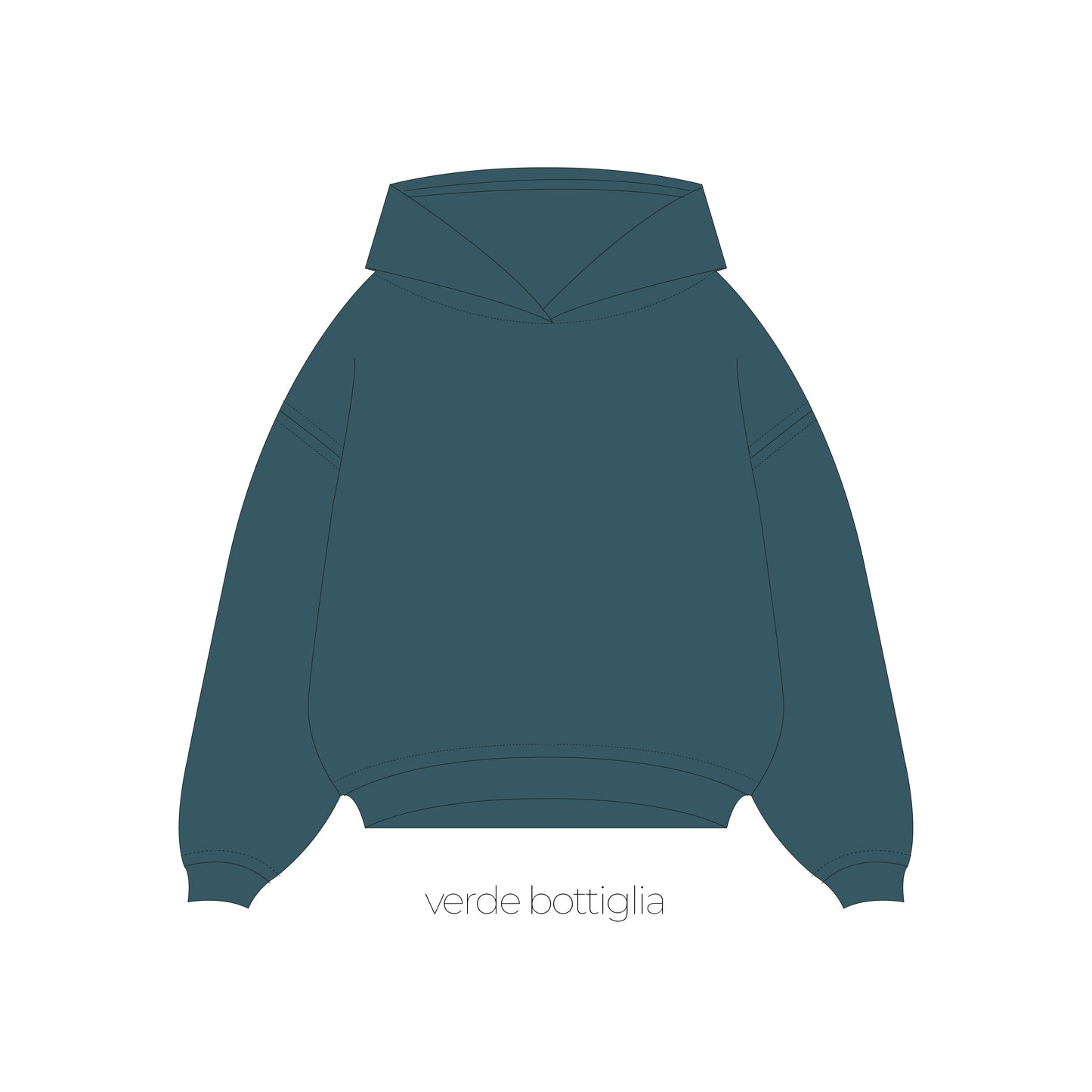 BOXY HOODIE CON CAPPUCCIO