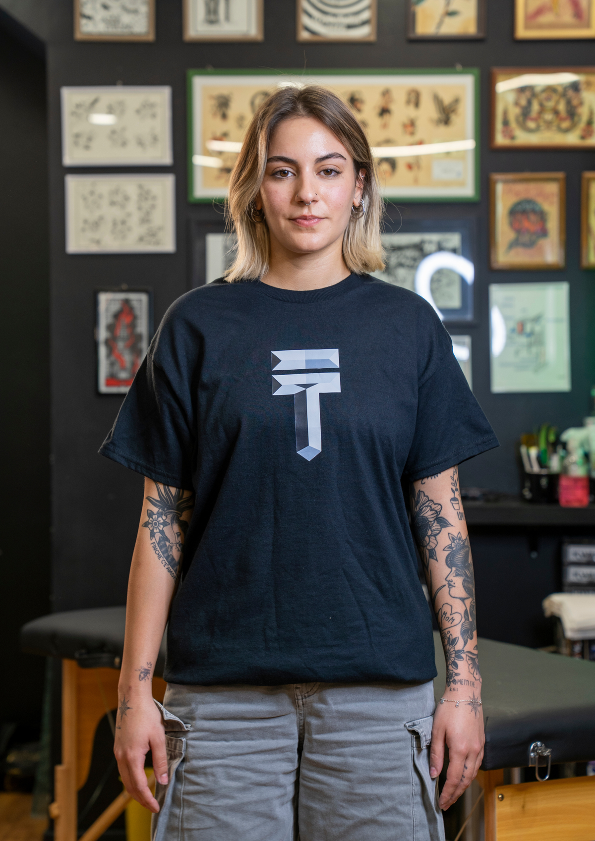 Artem Logo Tee - Black 180gr