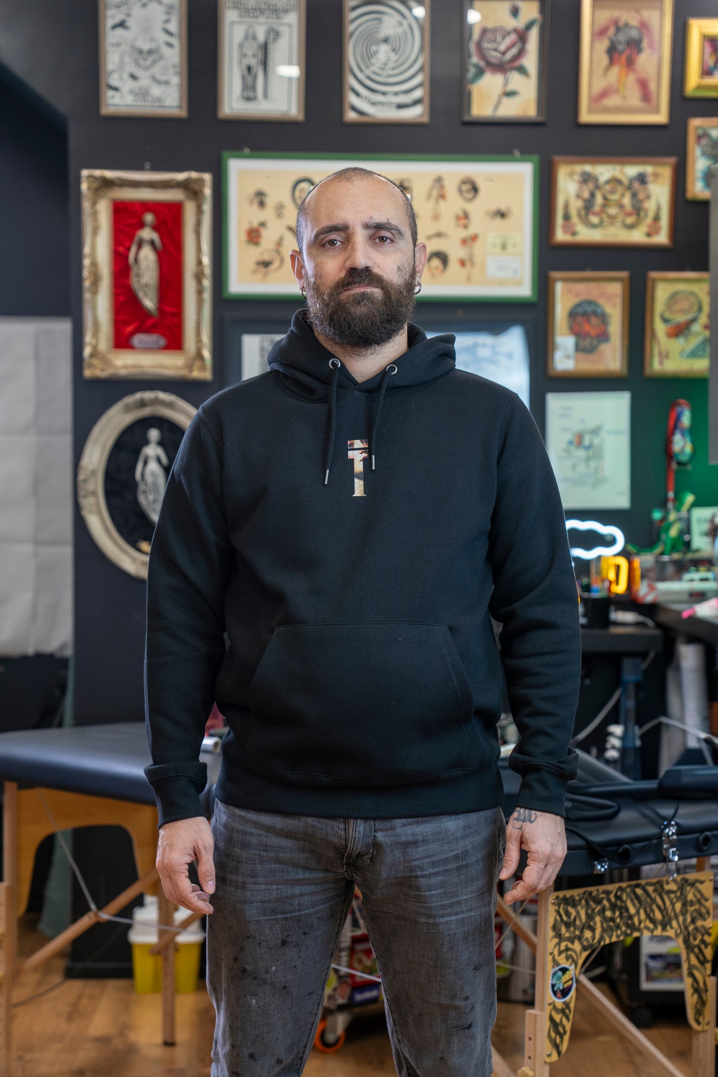 Artem Hoodie - Virgin Blessed Black