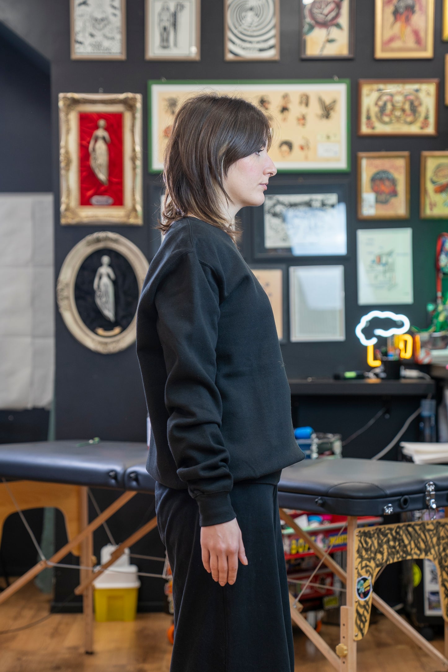 Artem Hoodie - Sunset Park Black