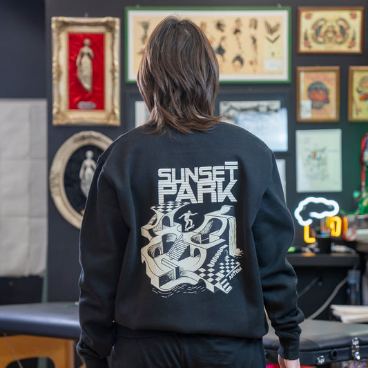 Artem Hoodie - Sunset Park Black