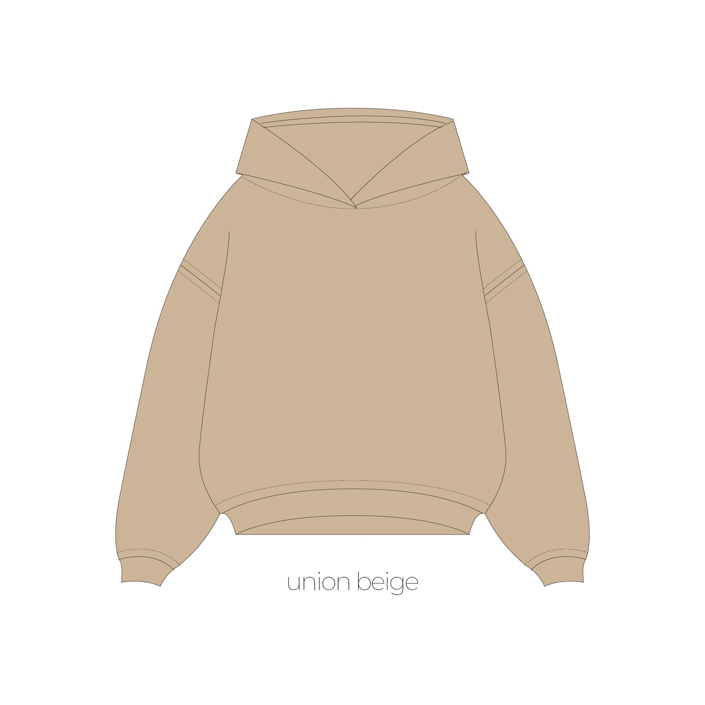 BOXY HOODIE CON CAPPUCCIO
