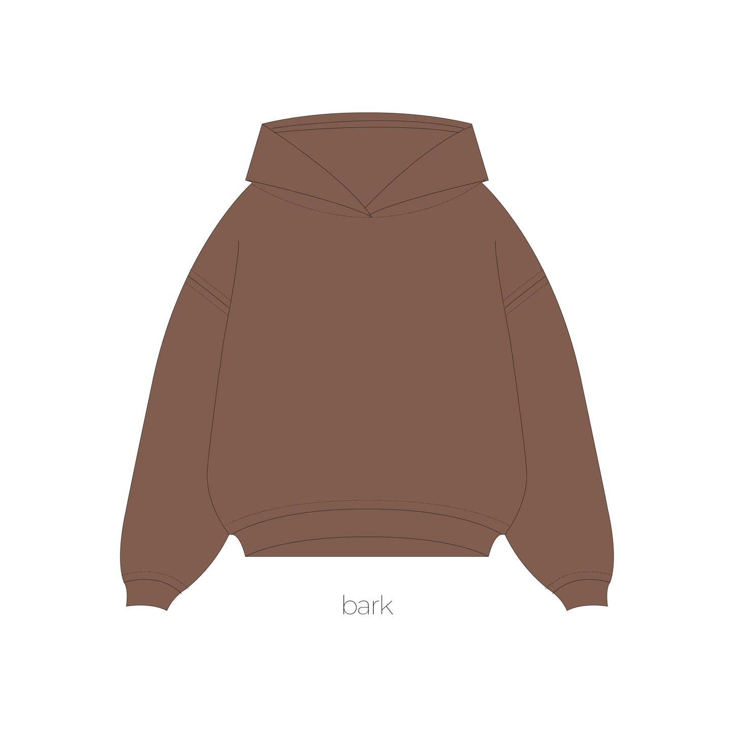 BOXY HOODIE CON CAPPUCCIO
