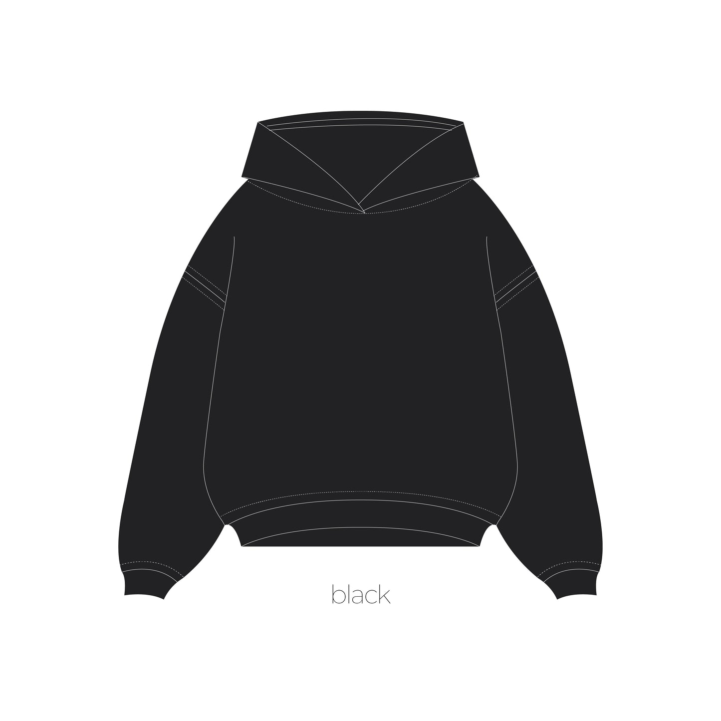 BOXY HOODIE CON CAPPUCCIO