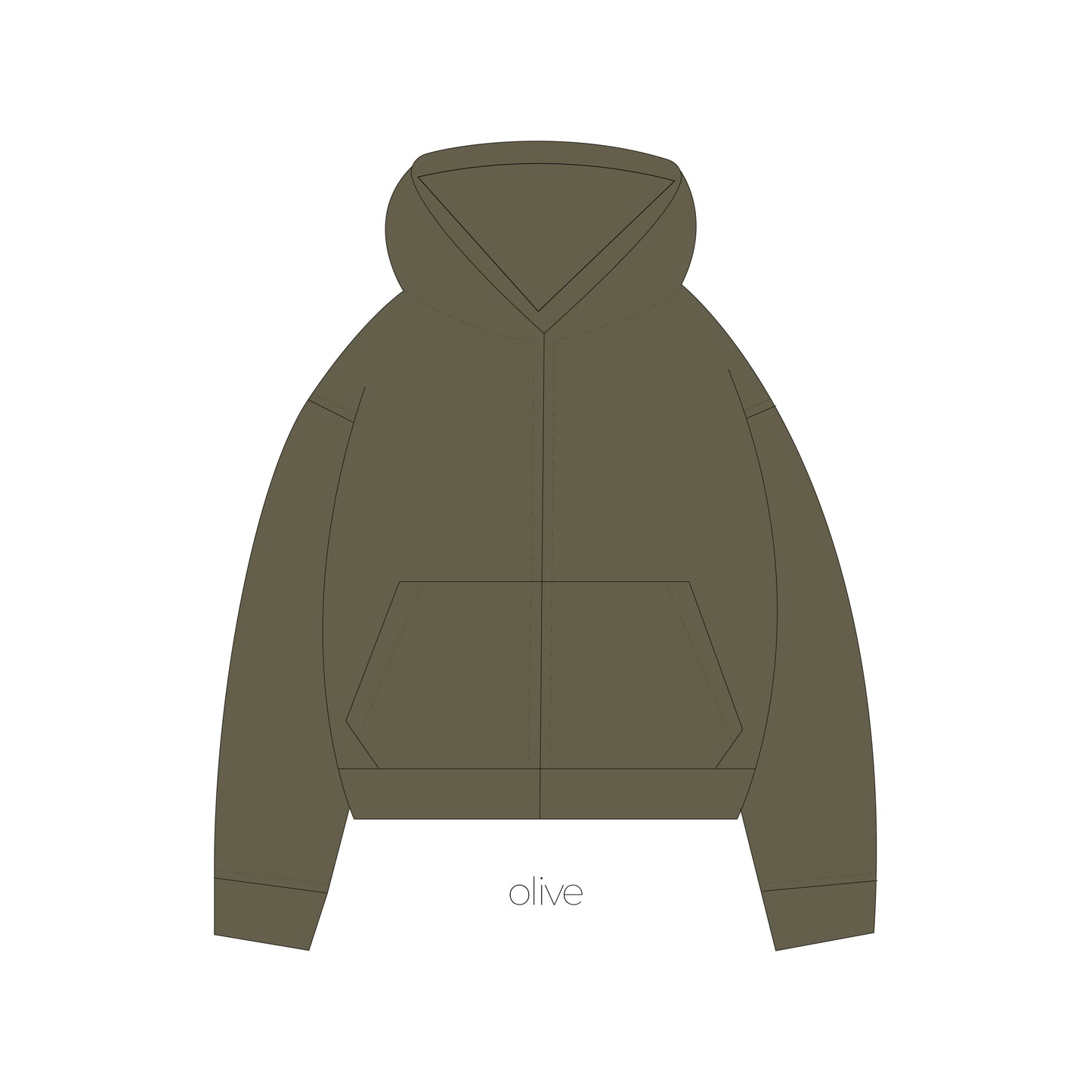 HOODIE BOXY ZIP